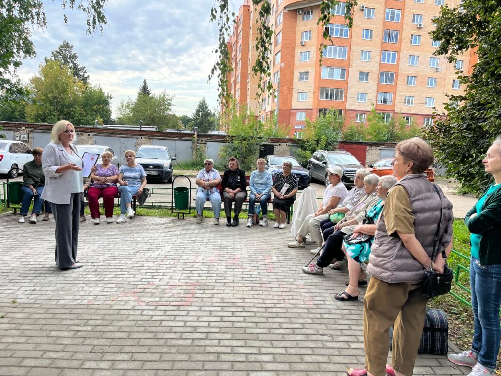 Встреча в микрорайоне Жегалово городского округа Щелково
