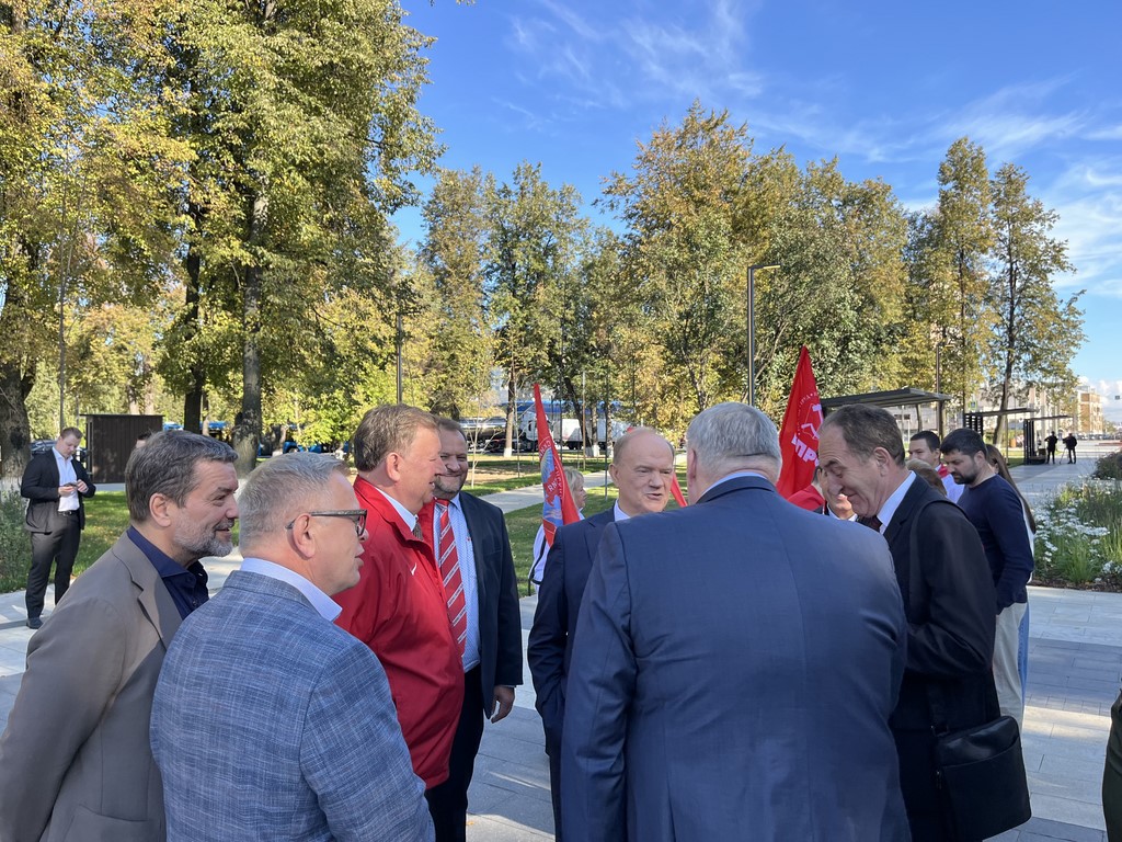 Геннадий Зюганов прибыл с рабочим визитом в подмосковный Подольск