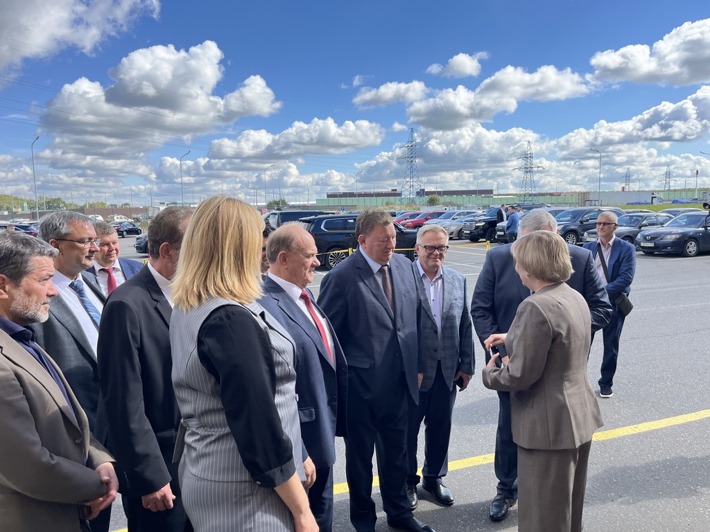 Геннадий Зюганов в Подольске посетил производственную площадку "Коломенское поле"