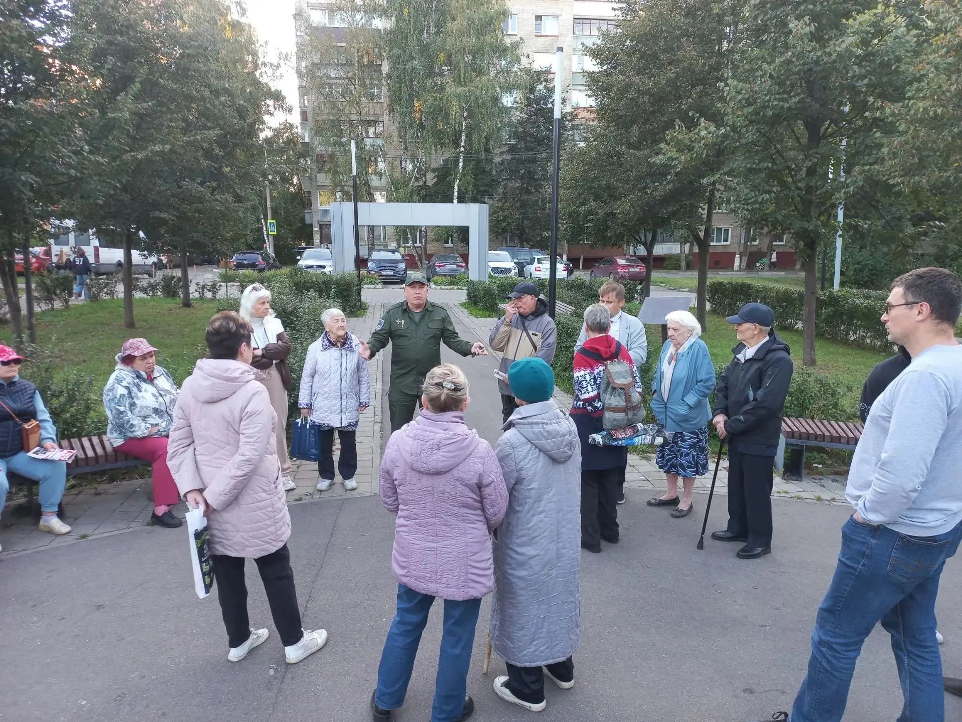 Андрей Черепенников провел встречу с жителями Ивановского района г.о. Подольск