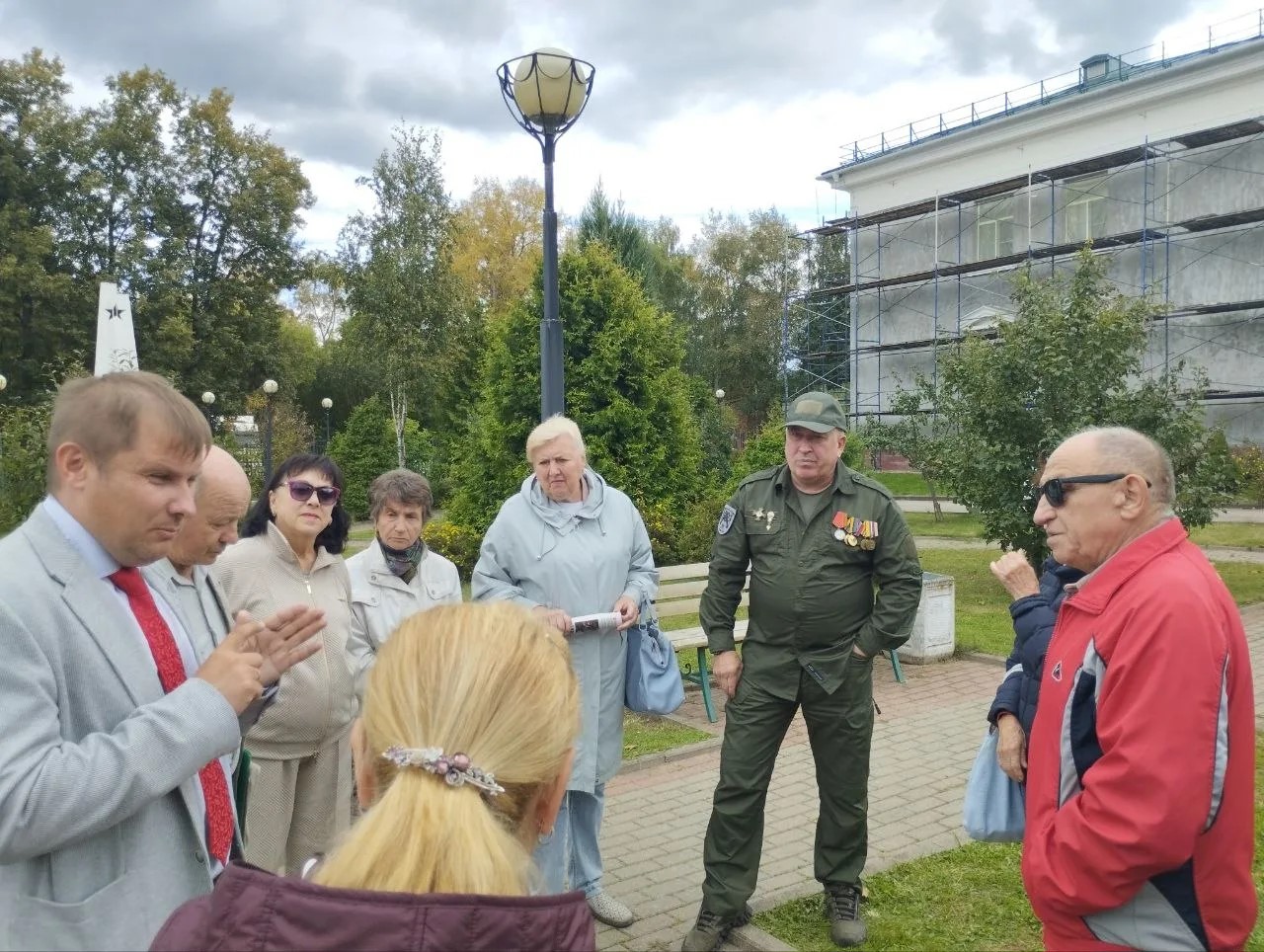 Андрей Черепенников провел встречу с жителями поселка Молодежный г.о. Подольск